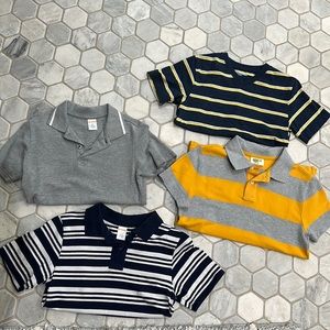 4 boys size 6-7 short sleeved shirts